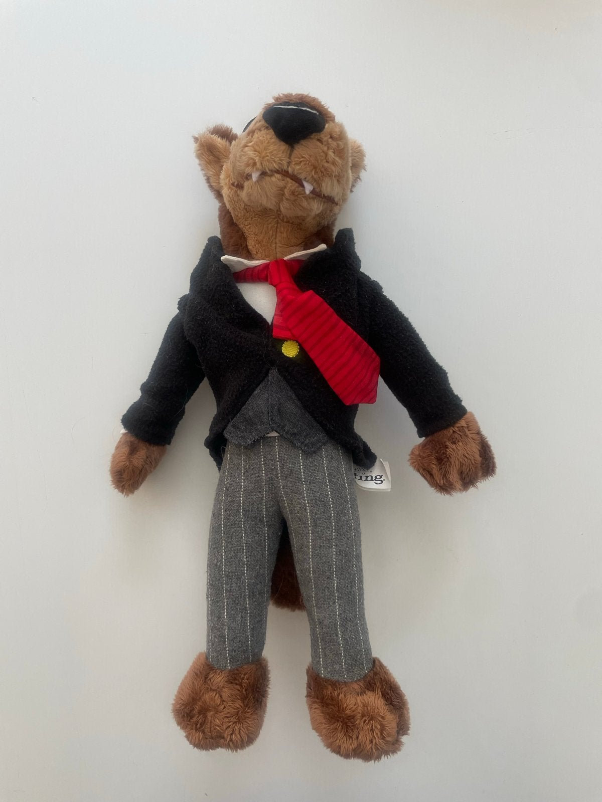 Efteling Boze Wolf Luxe Knuffel 38 cm - Sprookjesbos, Verzamelen, Efteling, Ophalen of Verzenden, Zo goed als nieuw, Beeldje of Poppetje