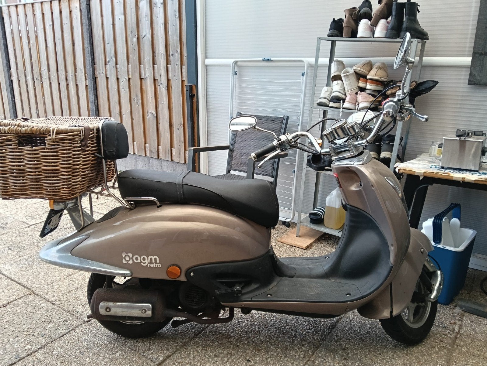 Snorscooter te koop kleur bruin bwj 2017, Gebruikt, Benzine, Ophalen, Overige merken
