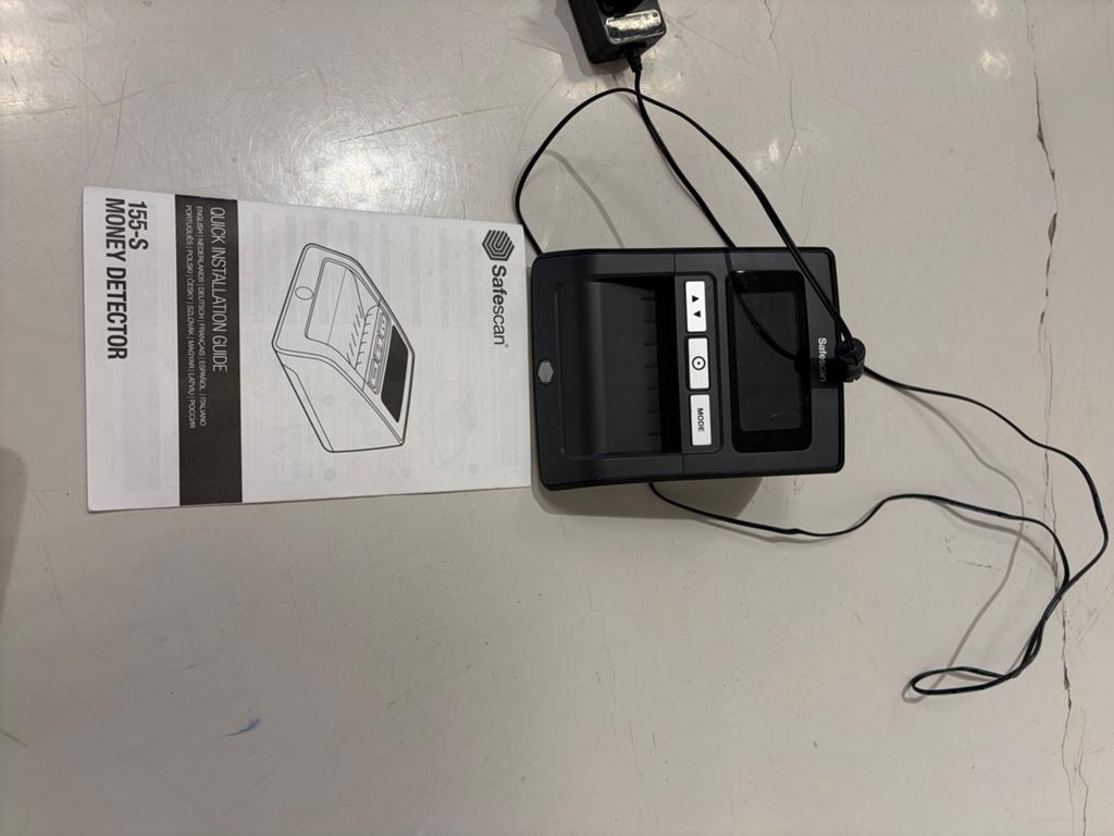 Safescan 155-S Geldscanner - Valsgelddetector, Ophalen, Gebruikt
