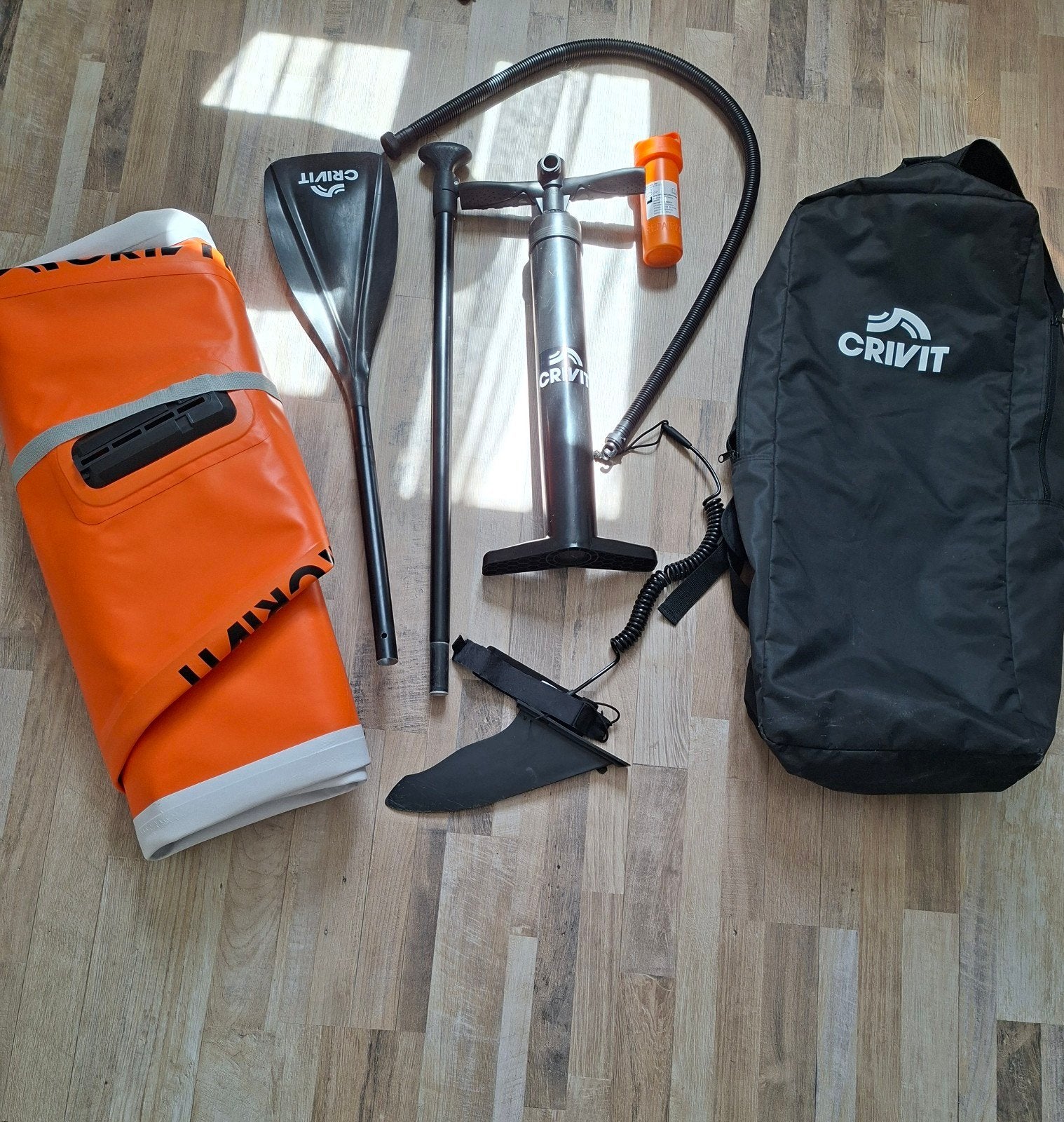 CRIVIT Opblaasbaar SUP-board Allround – Compleet, Ophalen, Gebruikt, SUP-boards