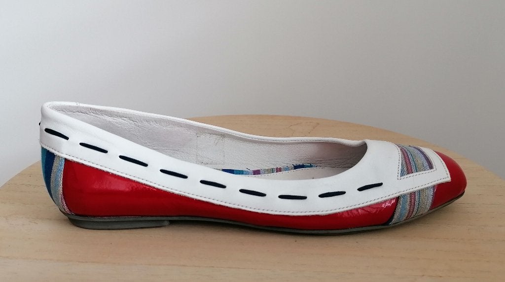 Ballerina / lage schoenen maat EUR 41, Kleding | Dames, Schoenen, Zo goed als nieuw, Rood, Ballerina's, Ophalen of Verzenden