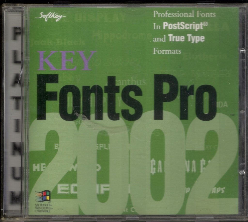 Fonts Pro 2002, Computers en Software, Ophalen of Verzenden, Windows