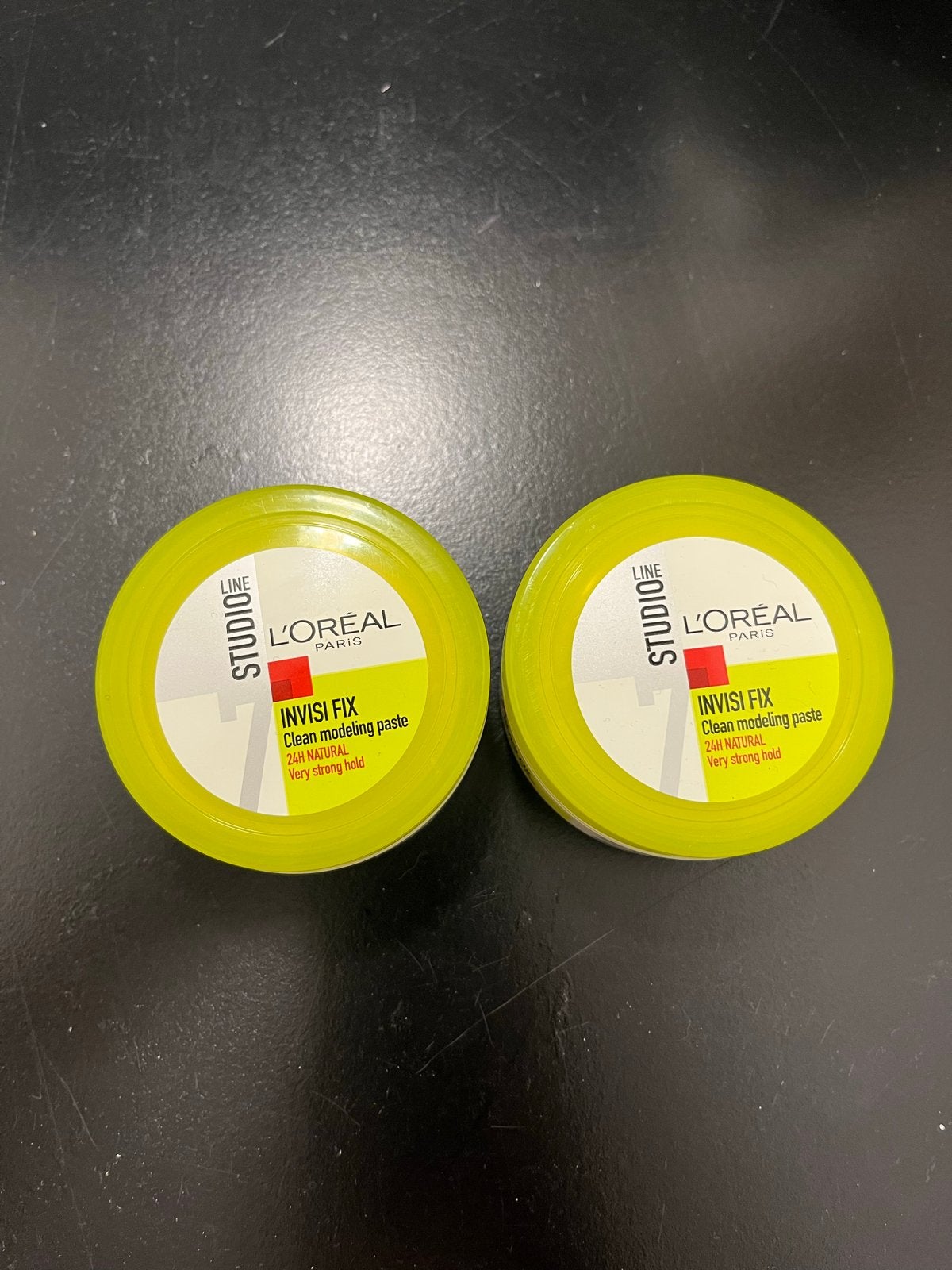 L'Oréal Studio Line Invisi Fix Modeling Paste (2 stuks), Ophalen of Verzenden, Nieuw, Gel, Wax, Haarlak of Mousse