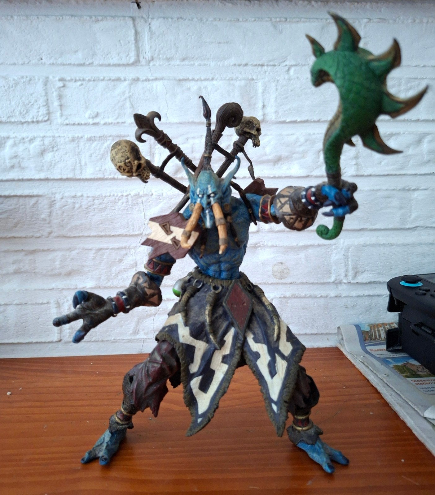 World of Warcraft Vol'jin Voodoo Priest actiefiguur, Ophalen of Verzenden, Gebruikt