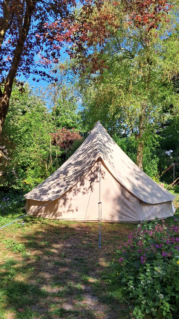 Bell tent 500 van Bell tent Boutique, Caravans en Kamperen, Tenten, Ophalen, Zo goed als nieuw, Tot en met 6