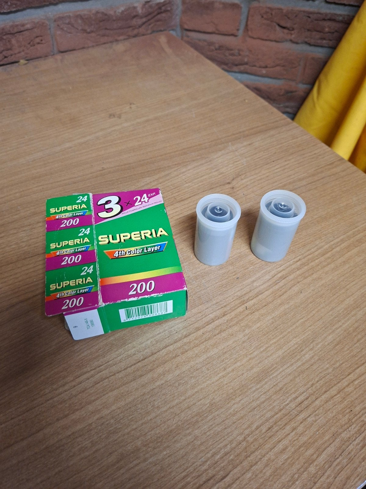 2 Fuji Superia 200 fotorolletjes, Ophalen of Verzenden, Nieuw, Overige merken, Overig typen