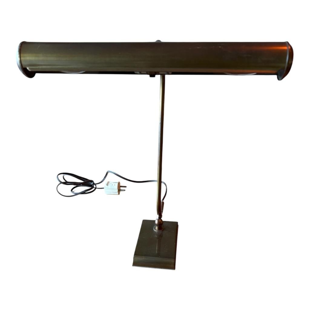 Messing Bureaulamp / Pianolamp, Ophalen of Verzenden