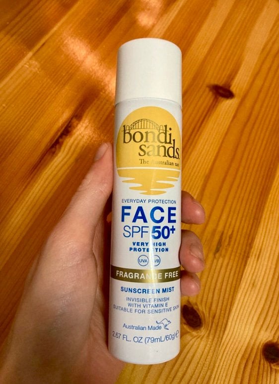Bondi Sands: sunscreen mist face 50+, Ophalen of Verzenden, Nieuw, Gehele gezicht, Verzorging
