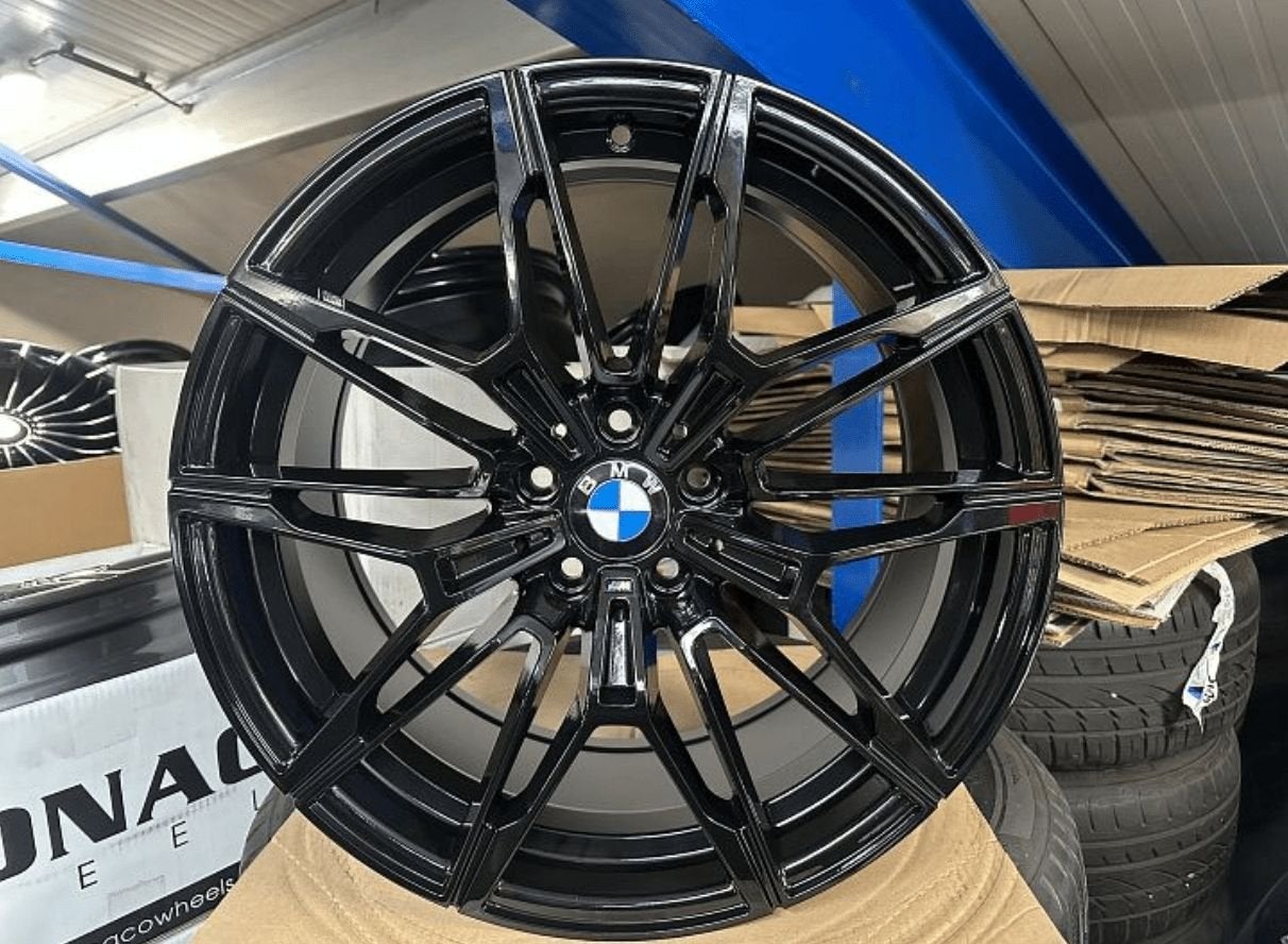 NIEUWE 18inch BMW Black 825M Style Velgen set! 5x112 G20 G30, 18 inch, -, -, Banden en Velgen