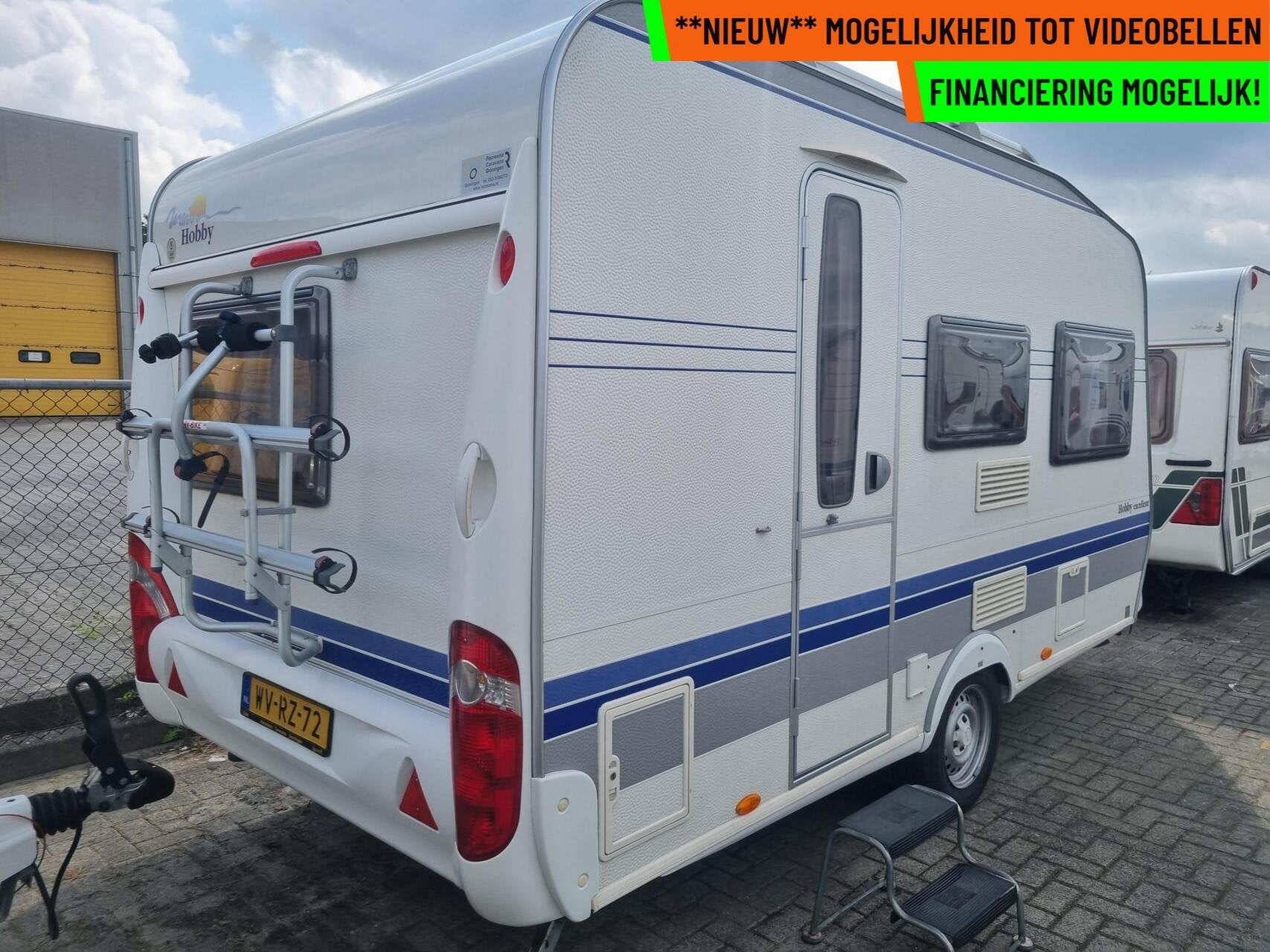 Hobby Excellent 400 sf VOORTENT + LUIFEL + DWARSBED, Caravans en Kamperen, Hobby, Bedrijf, 750 - 1000 kg, 5 tot 6 meter