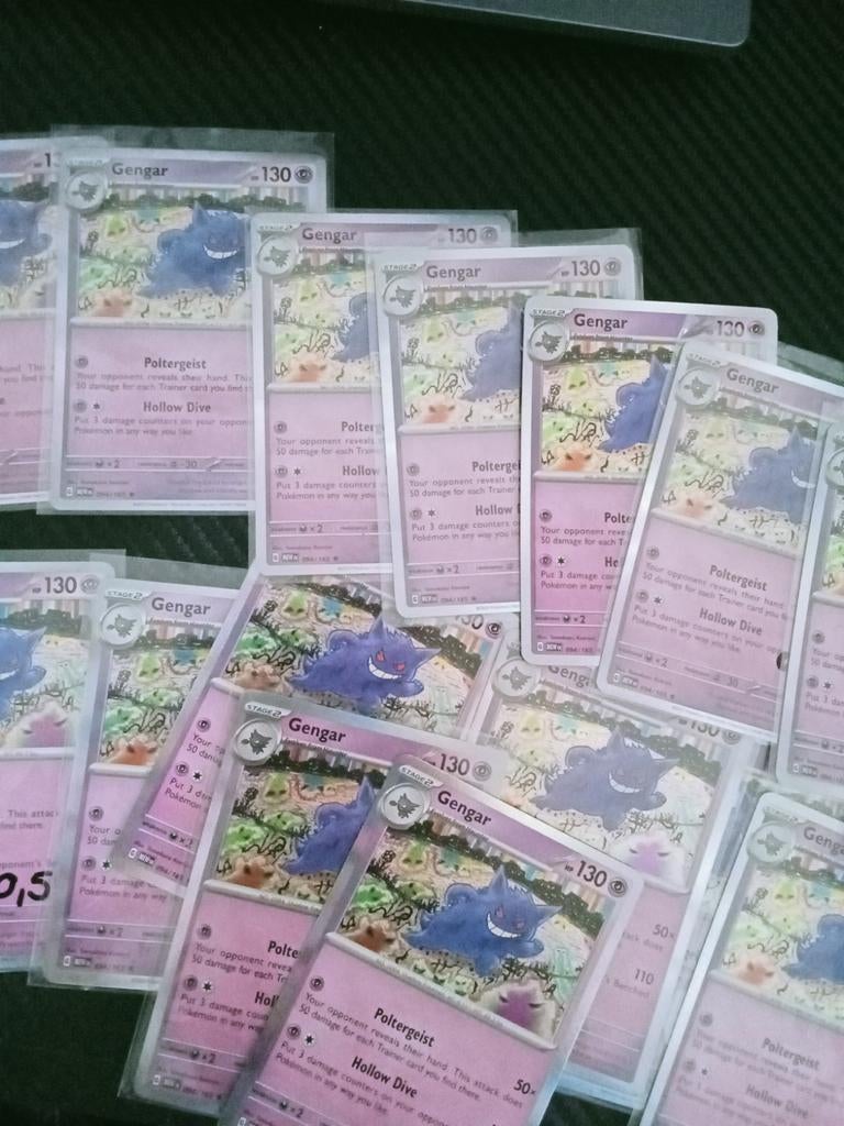 Gengar 094 20stuks pokemon kaarten, Ophalen of Verzenden