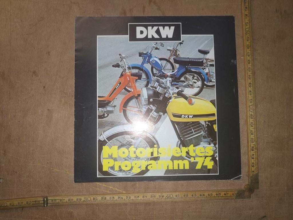 Dkw folder 1974, Ophalen of Verzenden, Gebruikt