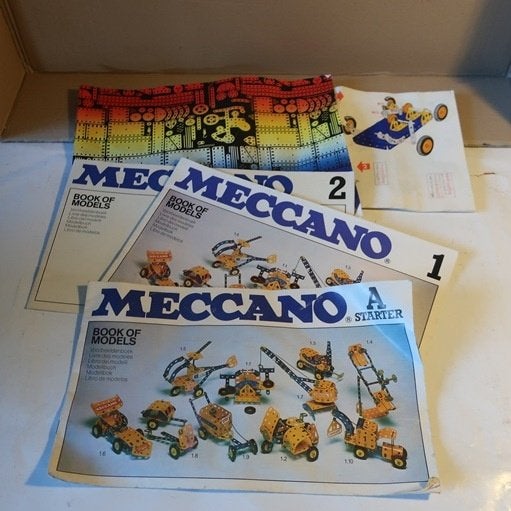 Meccano Book of Models vintage retro diversen PARTIJ PRIJS, Antiek en Kunst, Ophalen of Verzenden