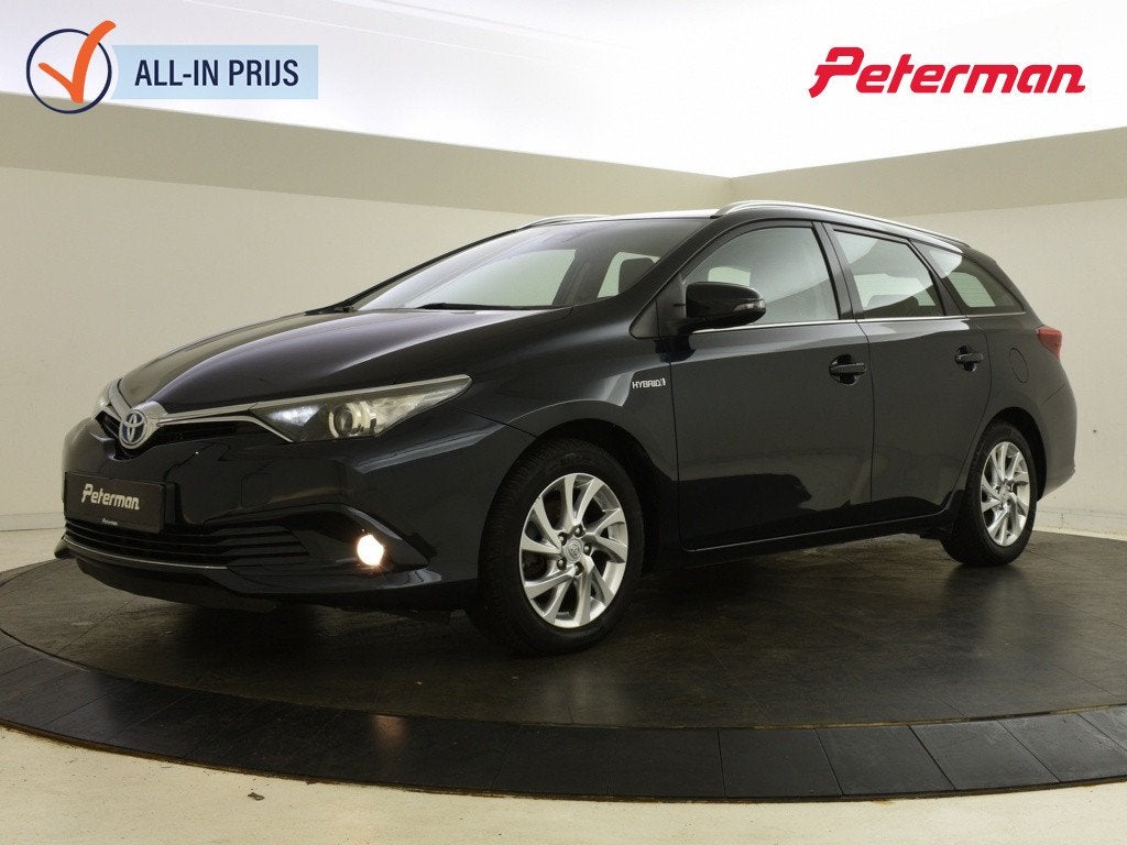 Toyota Auris Touring Sports 1.8 Hybrid Active | Bluetooth |, Auto's, Gebruikt, Zwart, Origineel Nederlands, Hybride Elektrisch/Benzine