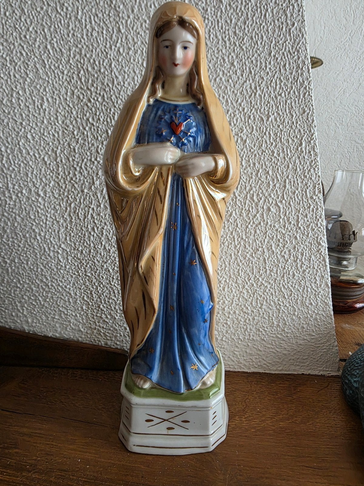 Heilig beeldje Maria - gemerkt Germany nr 3088, Antiek en Kunst, Ophalen of Verzenden
