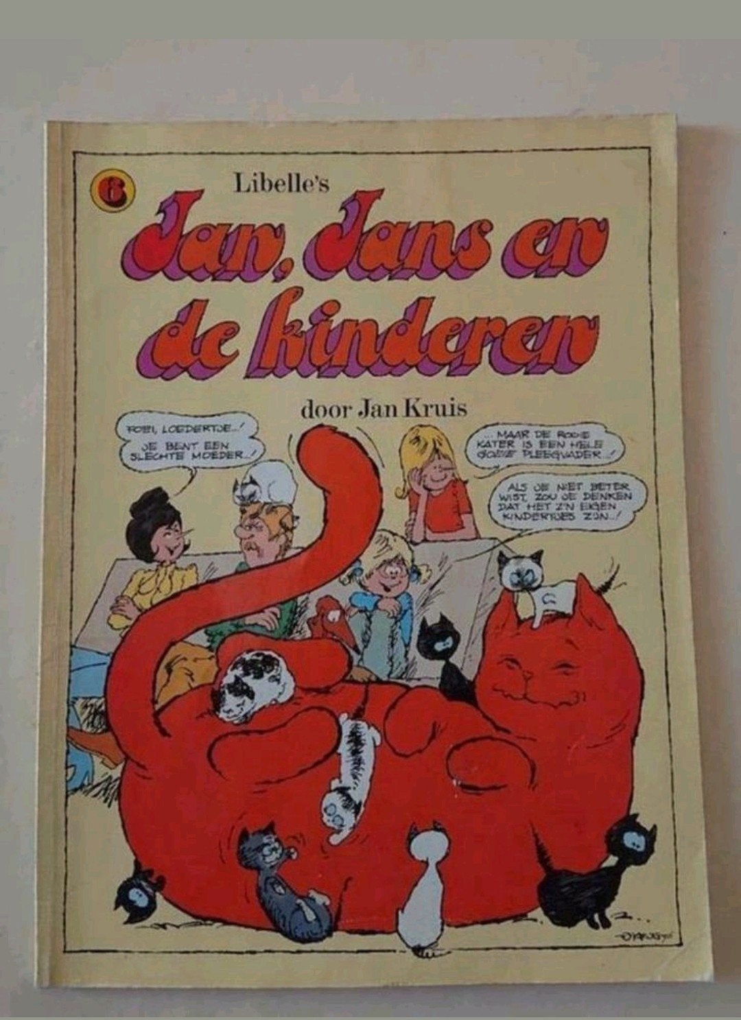 Jan, Jans en de kinderen/Jan Kruis nr.6, Eén stripboek, Ophalen of Verzenden, Zo goed als nieuw, Jan Kruis