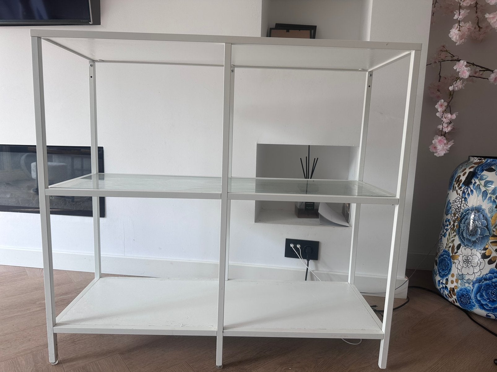 Vitsjo ikea stelling kast wit, Ophalen of Verzenden, Zo goed als nieuw, Eenpersoons, Hoogslaper