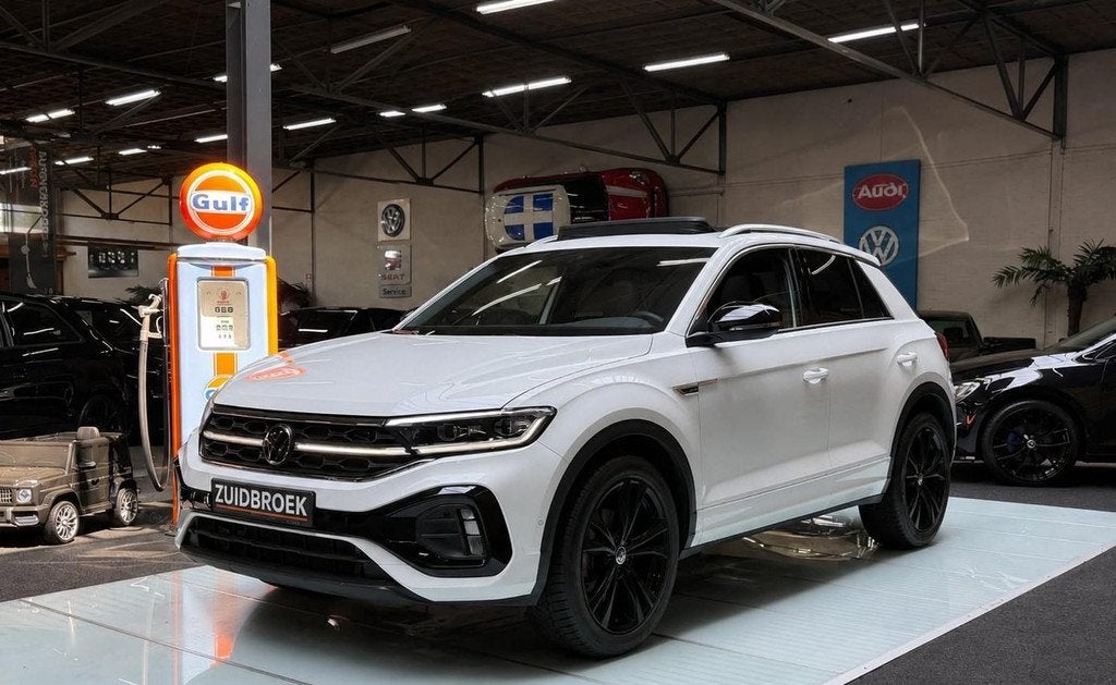 Volkswagen T-Roc 1.5 TSI R-Line | DSG | Vol optie | Pano | V, Auto's, Automaat, 150 pk, Wit, Bedrijf
