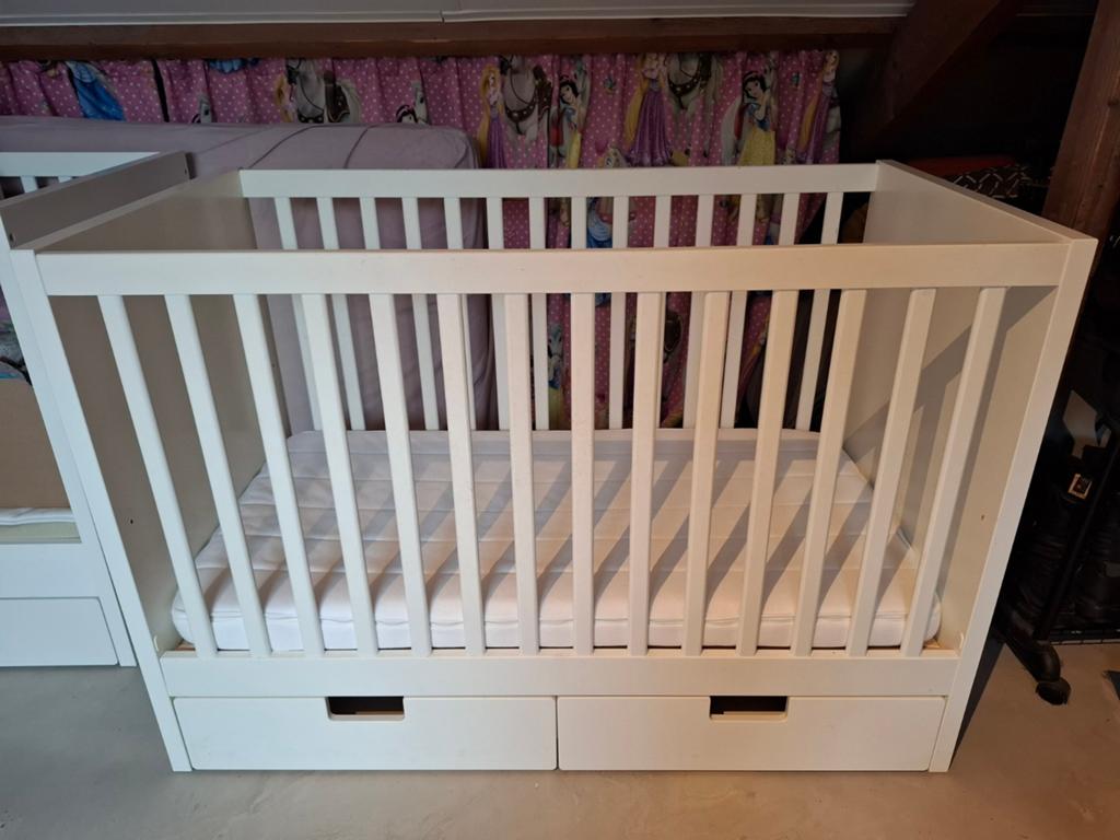 IKEA Stuva Ledikant met lades/peuterbed met matras, Kinderen en Baby's, Ophalen, Gebruikt, Ledikant