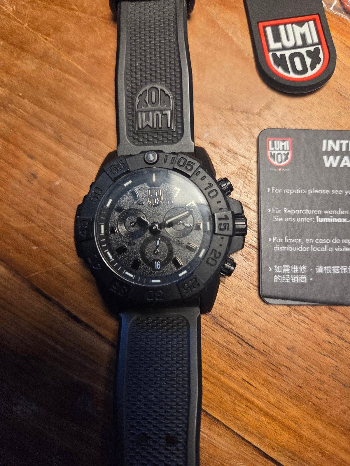 Luminox zwart zo goed als nieuw!, Sieraden, Tassen en Uiterlijk, Ophalen of Verzenden, Zo goed als nieuw, Overige merken
