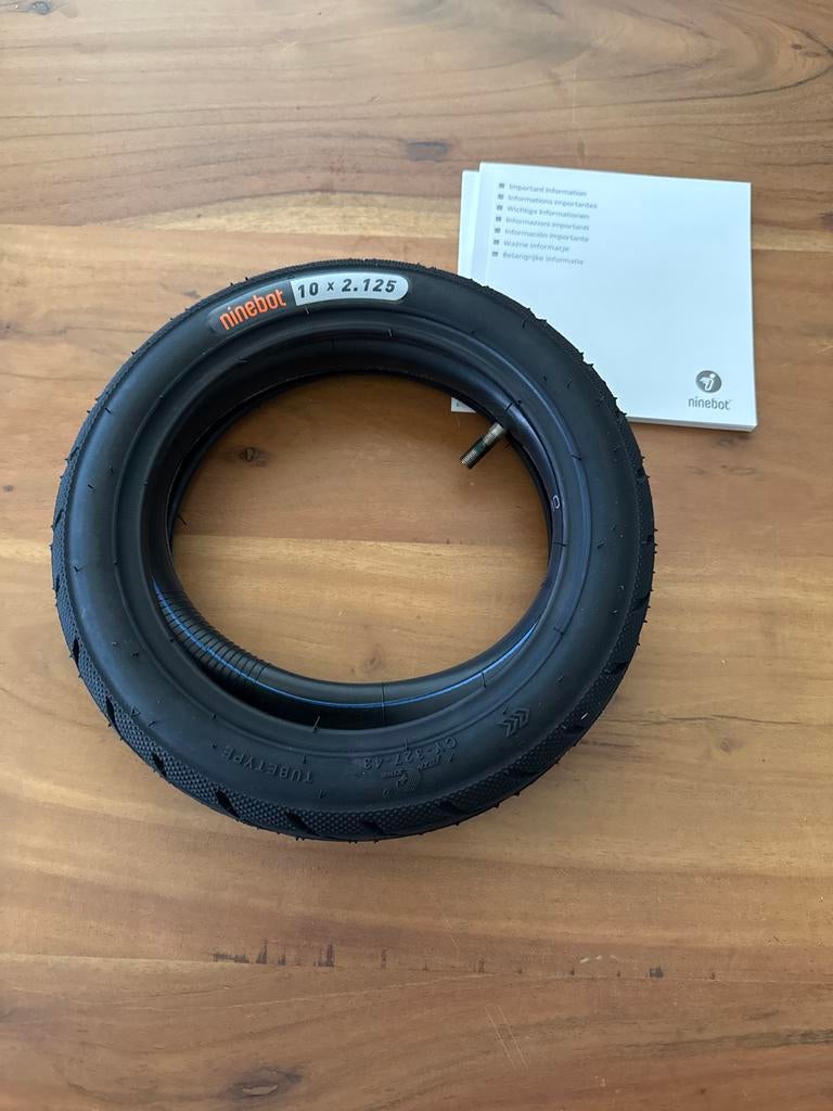 Nieuwe Ninebot Segway buitenband + binnenband 10 x 2.125, Fietsen en Brommers, Steps, Ophalen of Verzenden, Nieuw, Overige typen