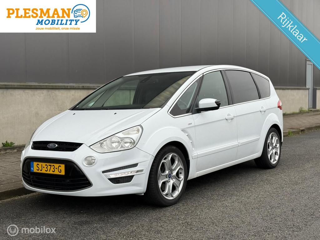 Ford S-Max 2.0 EcoBoost Titanium|7 Persoons|Aut|203PK|, Auto's, Euro 5, Gebruikt, 4 cilinders, 7 stoelen