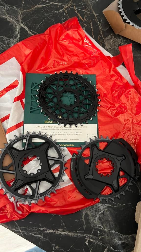 Diverse Sram kettingbladen voor Sram X0 crank, Fietsen en Brommers, Fietsonderdelen, Ophalen of Verzenden, Zo goed als nieuw