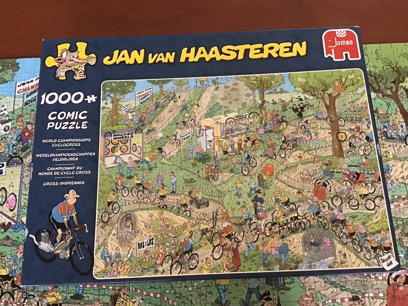 Jan van Haasteren - 1000 stukjes - WK veldrijden, Hobby en Vrije tijd, Denksport en Puzzels, Ophalen of Verzenden, Zo goed als nieuw