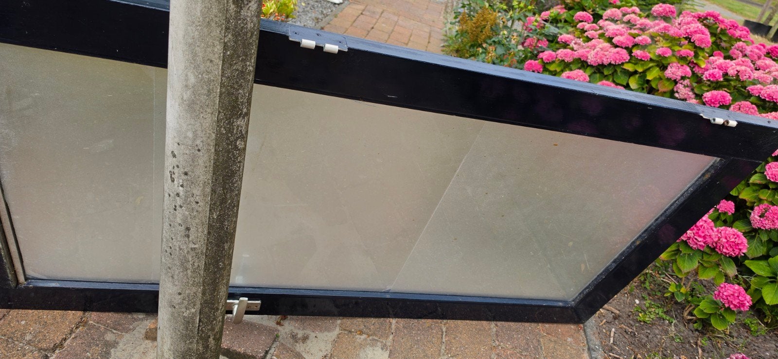 deur met glaspanelen, Ophalen, Gebruikt, 80 tot 100 cm, Binnendeur