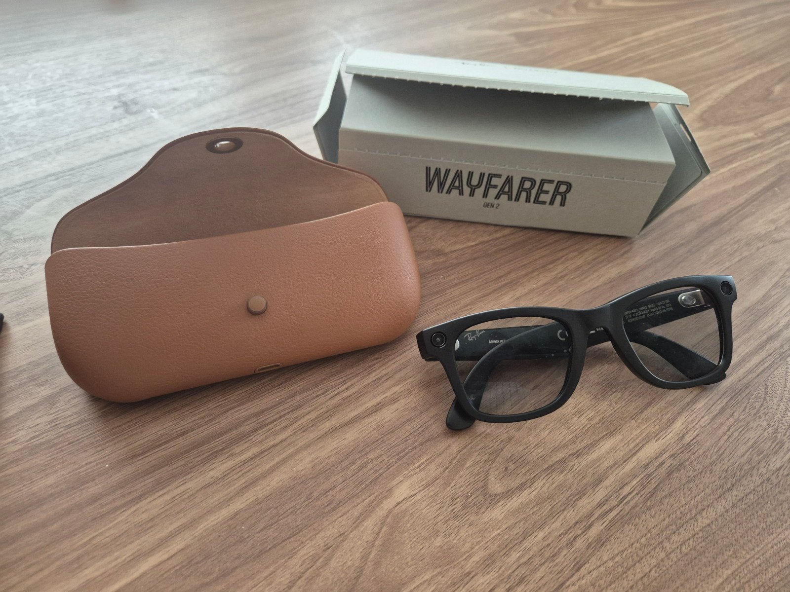 Ray-Ban Meta Gen2 Zonnebril Matzwart Polariserend, Zonnebril, Zwart, Ophalen of Verzenden, Zo goed als nieuw