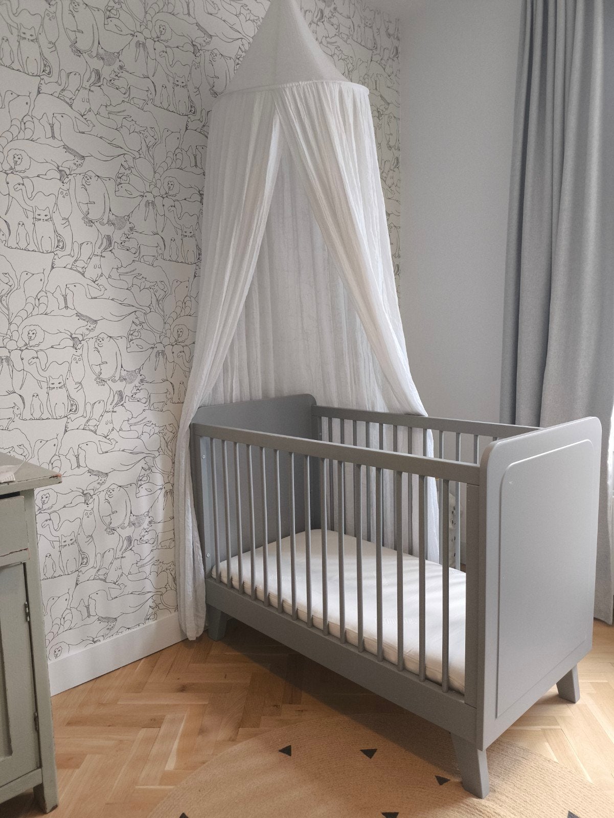 Verstelbaar houten ledikant Coming Kids incl. schoon matras, Kinderen en Baby's, Ophalen, Gebruikt, Ledikant