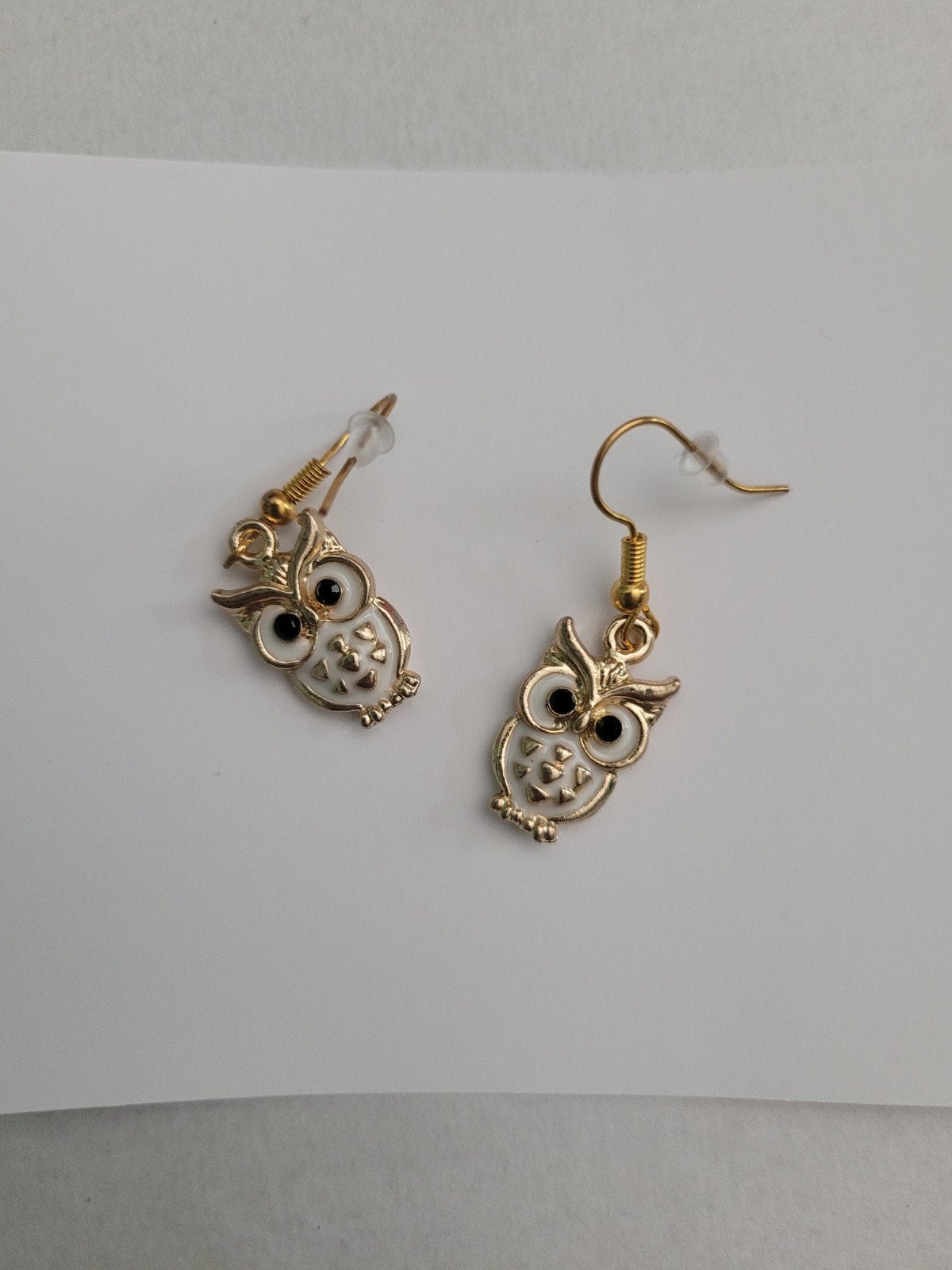 Leuke Uil Oorbellen - Goudkleurig, Overige materialen, Ophalen of Verzenden, Goud, Hangers