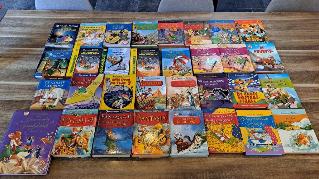 Verschillende Geronimo stilton boeken, 32 stuks in totaal., Boeken, Ophalen, Zo goed als nieuw, Fictie algemeen