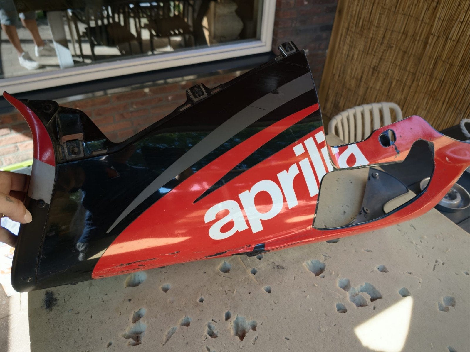 Aprilia RSV  mile/ Tuono kuipdelen - rood/zwart, Motoren, Ophalen