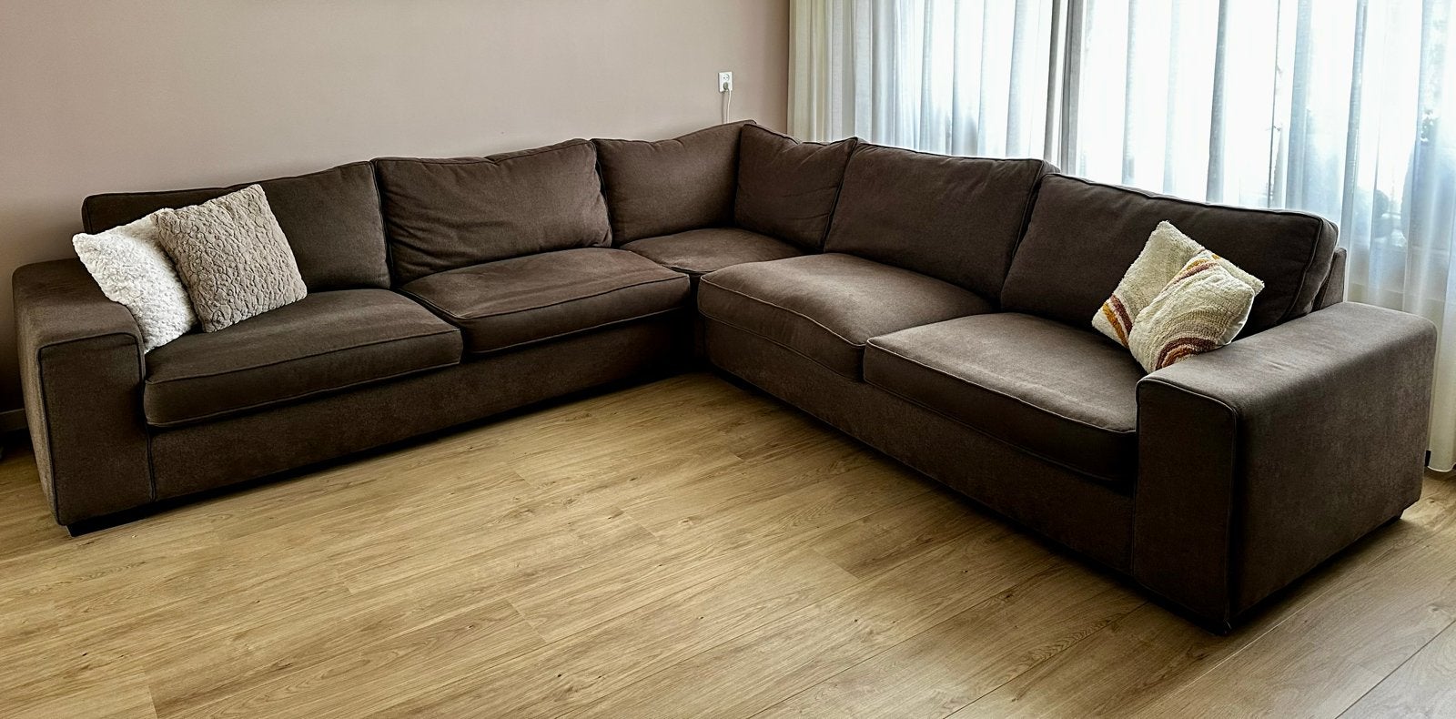 Grote Hoekbank Urban Sofa’s - Comfortabel en ruim, Huis en Inrichting, Ophalen, Gebruikt, 100 tot 125 cm, Hoekbank