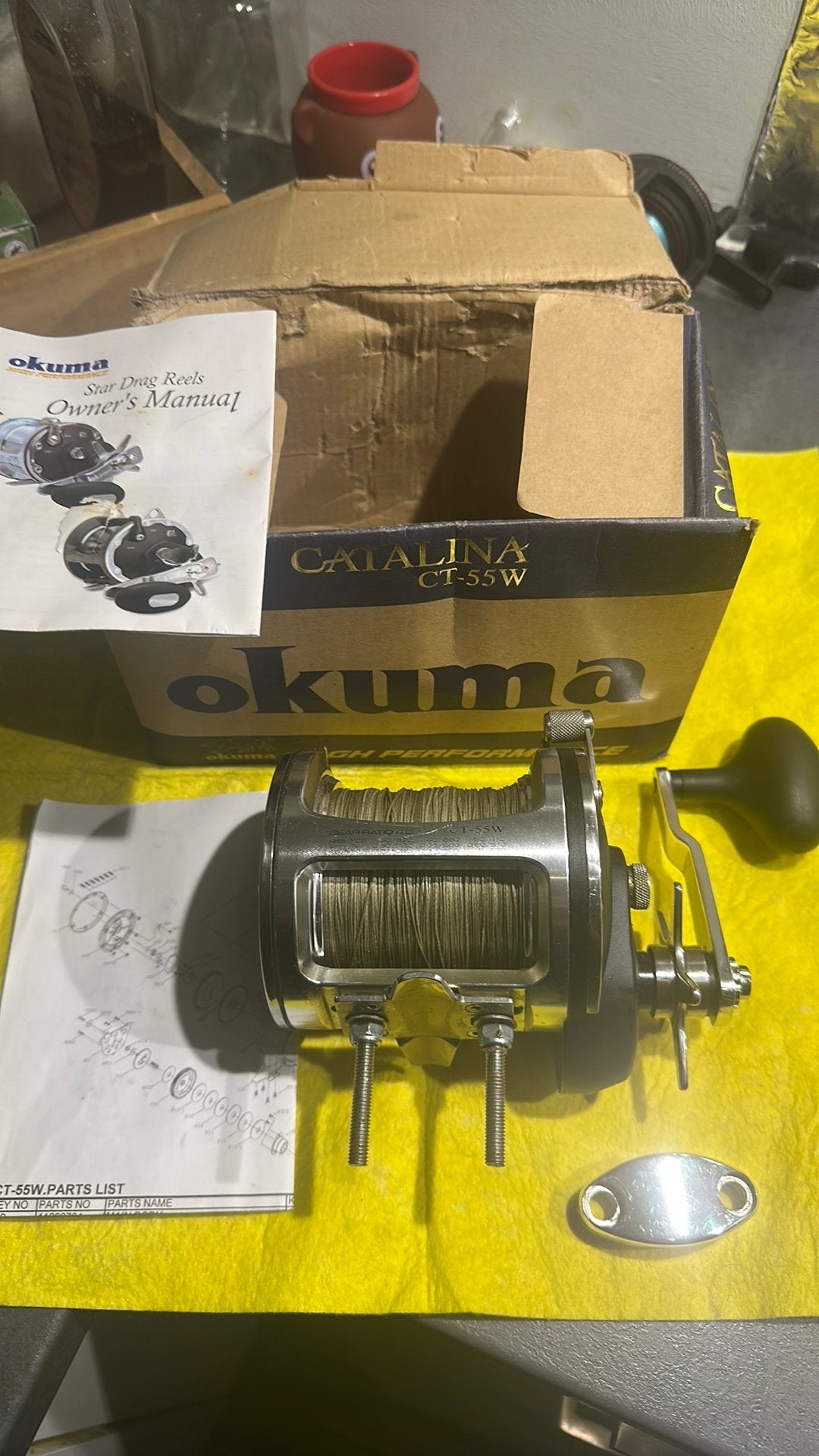 Okuma catalina CT-55W, Ophalen of Verzenden, Zo goed als nieuw, Molen