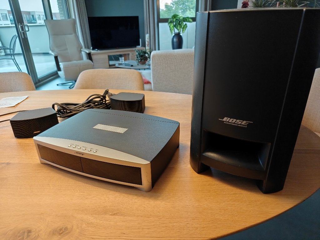 Bose 1-2-3 Cinema home geluidssysteem, Audio, Tv en Foto, Luidsprekers, Gebruikt, Afstandsbediening, Surroundset, Bose