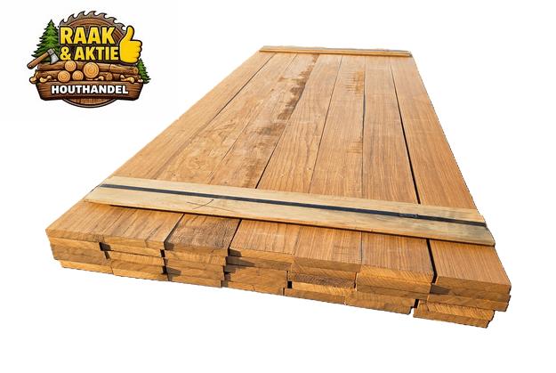Hardhouten planken +/- 2.1x14.0 cm - nr: HP90, Ophalen, 180 tot 250 cm, Planken, Hardhout