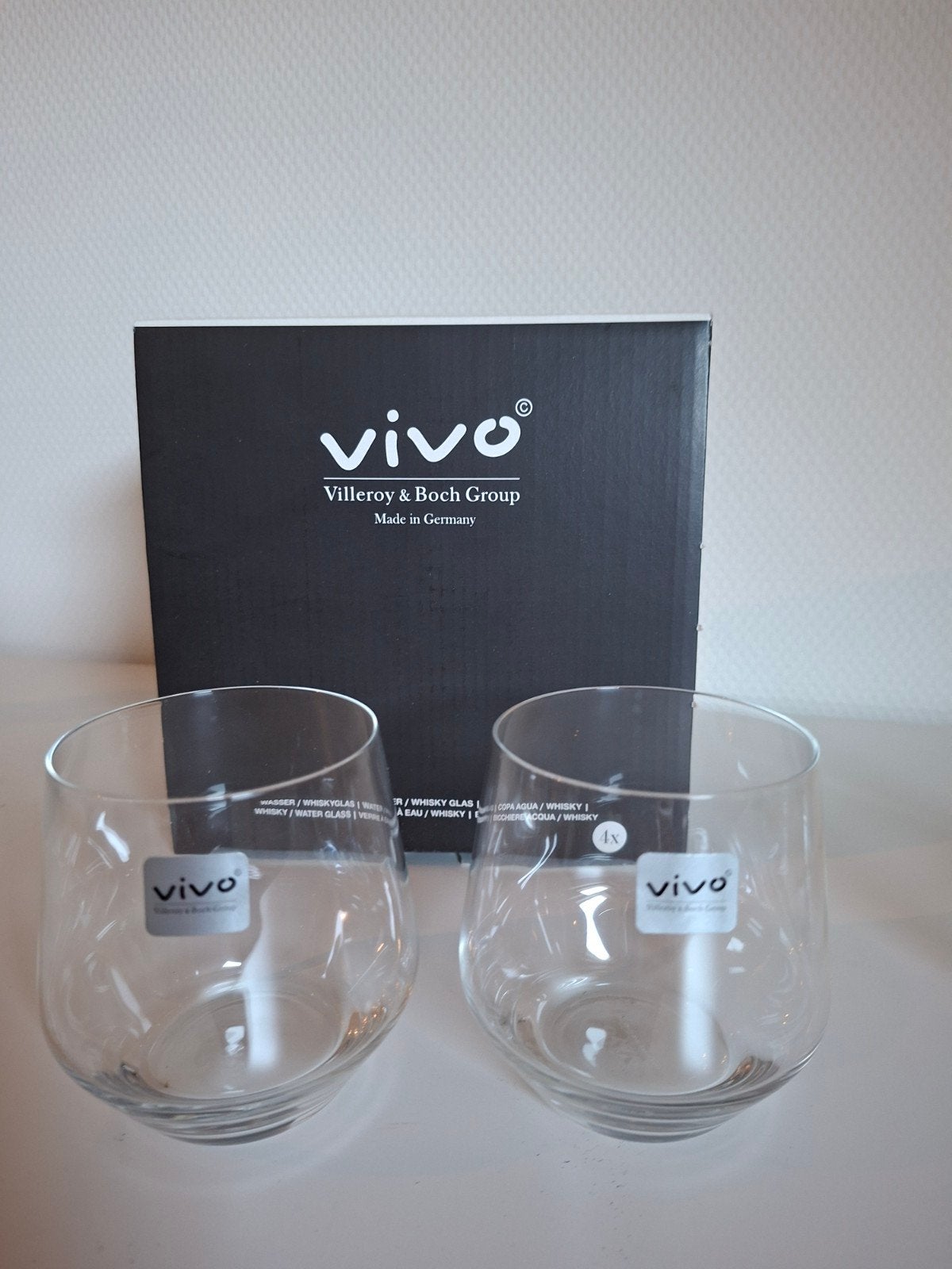Vivo Villeroy & Boch glazen, Verzamelen, Glas en Borrelglaasjes, Ophalen, Zo goed als nieuw