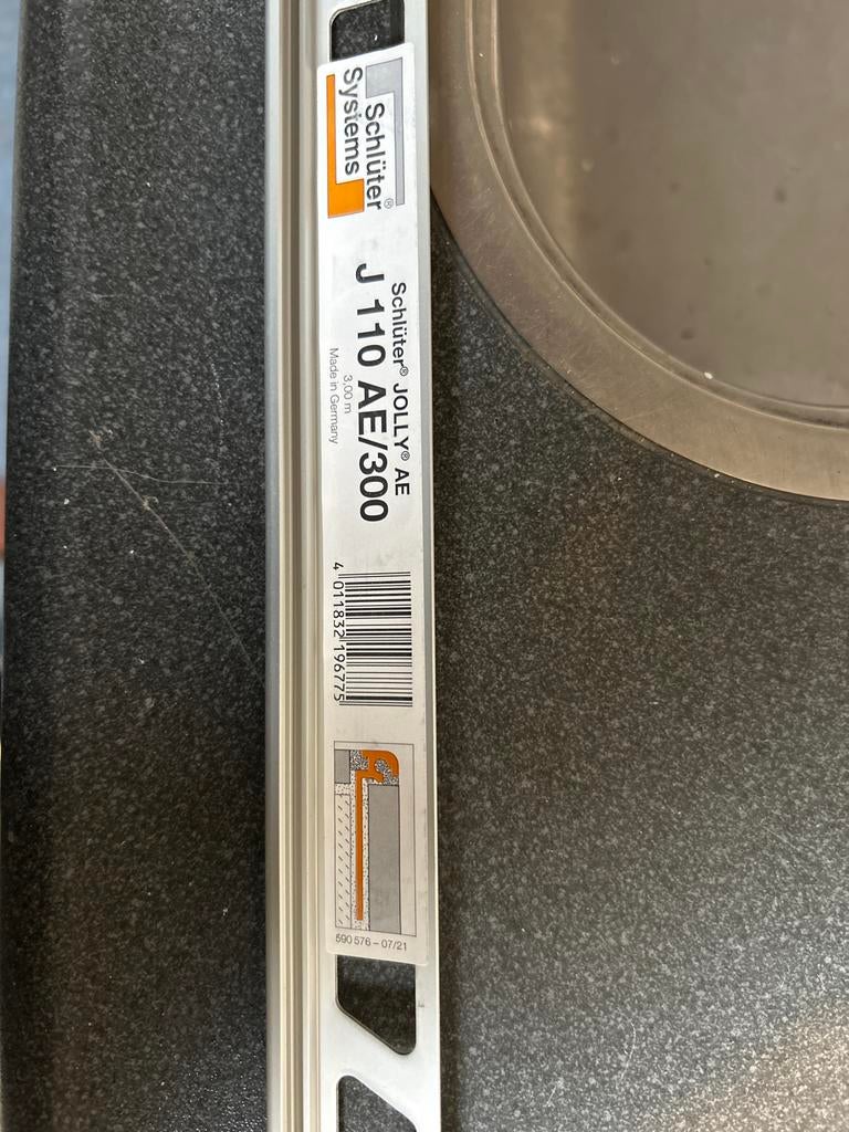 25 stuks Schlüter JOLLY  strips J 110 AE/300, Overige typen, Nieuw, Ophalen of Verzenden, Overige materialen