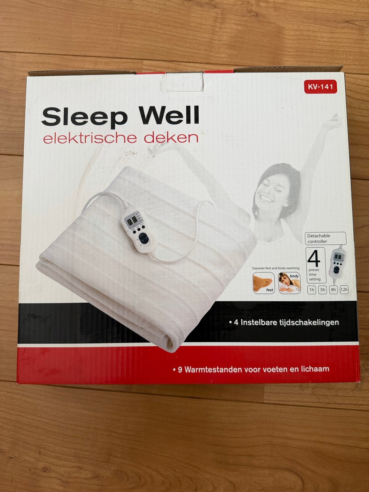 Sleep Well elektrische deken met 9 warmtestanden, Huis en Inrichting, Ophalen, Gebruikt, Wit, Deken of Dekbed