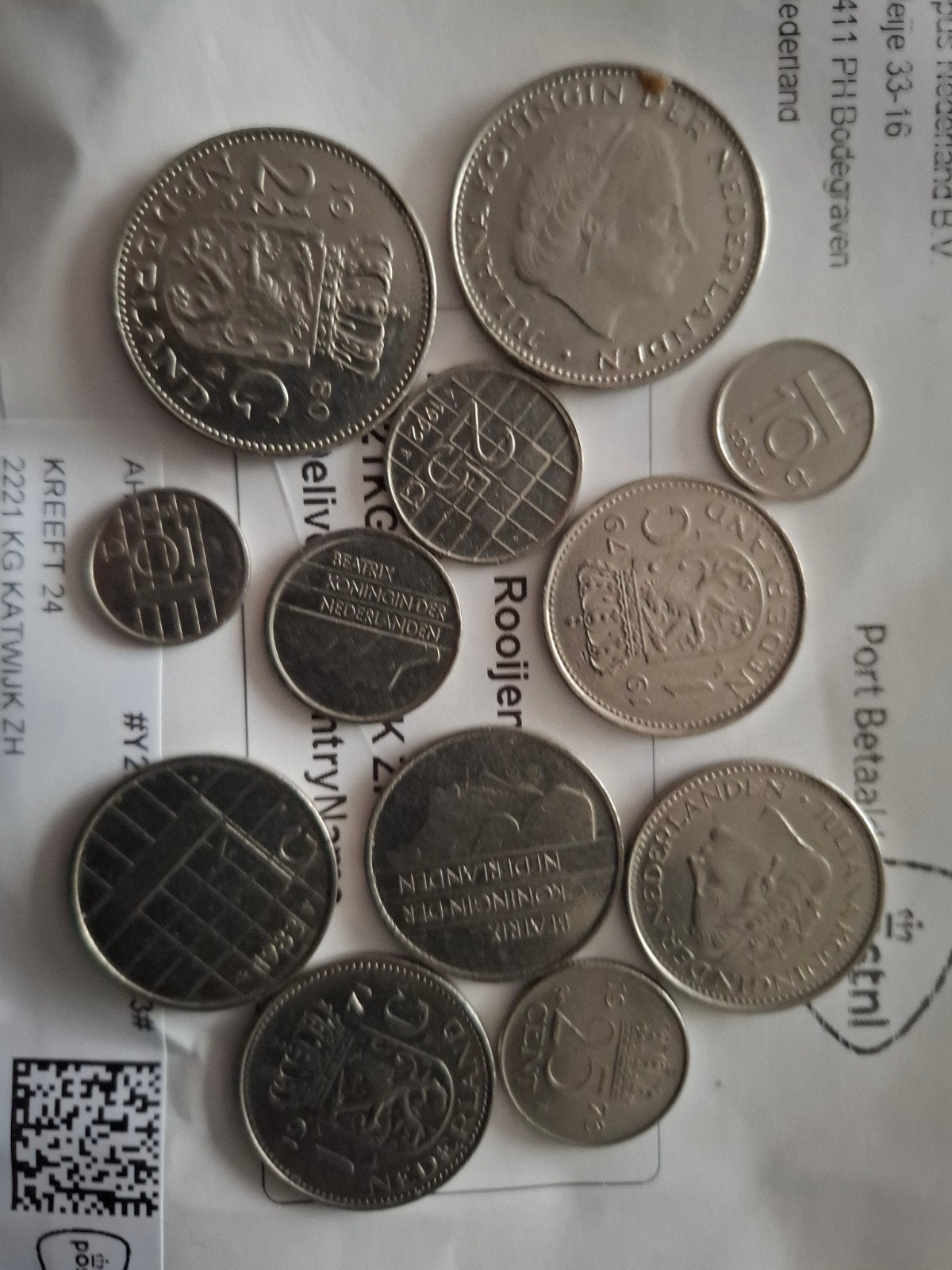Diverse Nederlandse munten, gulden en centen, Postzegels en Munten, Munten | Nederland, Ophalen of Verzenden, Koningin Juliana