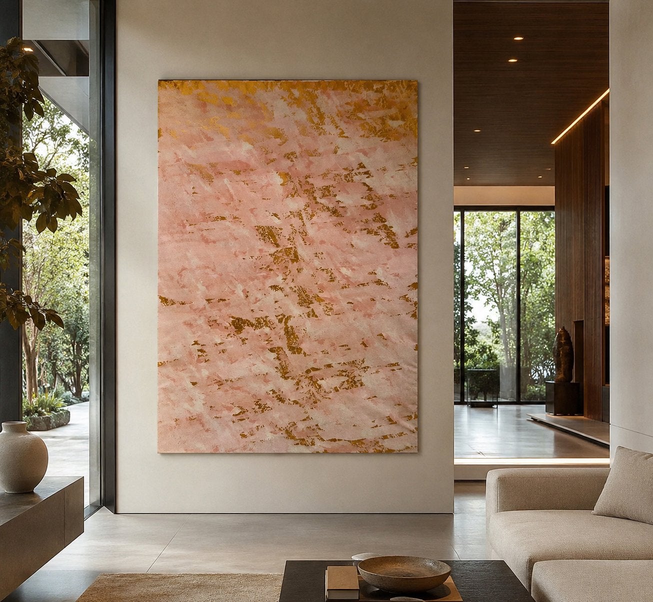 Groot Origineel Acryl Doek van Reinhard Sommer - Abstract, Ophalen of Verzenden
