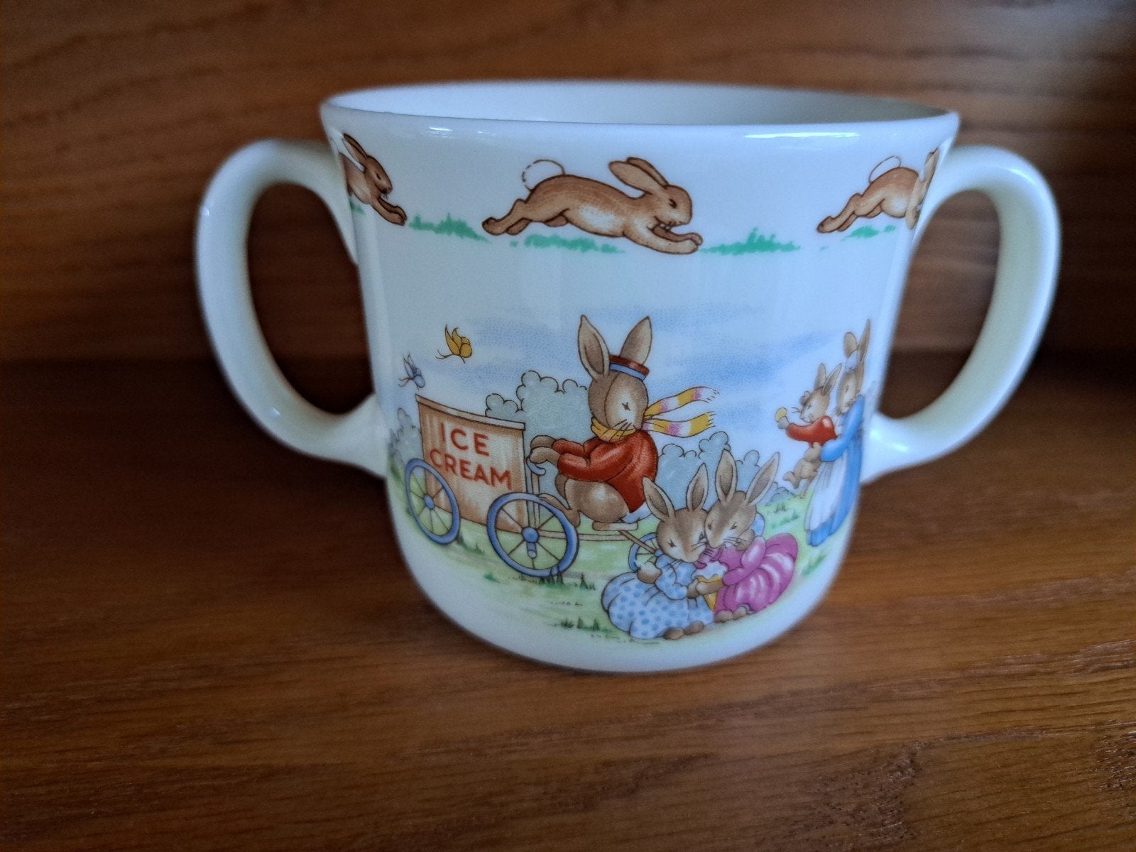 Royal Doulton Bunnykins Kinderbeker met twee oren, Ophalen of Verzenden