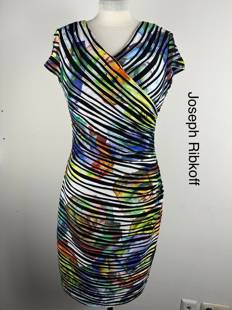 Joseph Ribkoff Jurk  (mt: 42) 20,2/20, Joseph Ribkoff, Joseph Ribkoff, Zwart, Maat 42/44 (L)