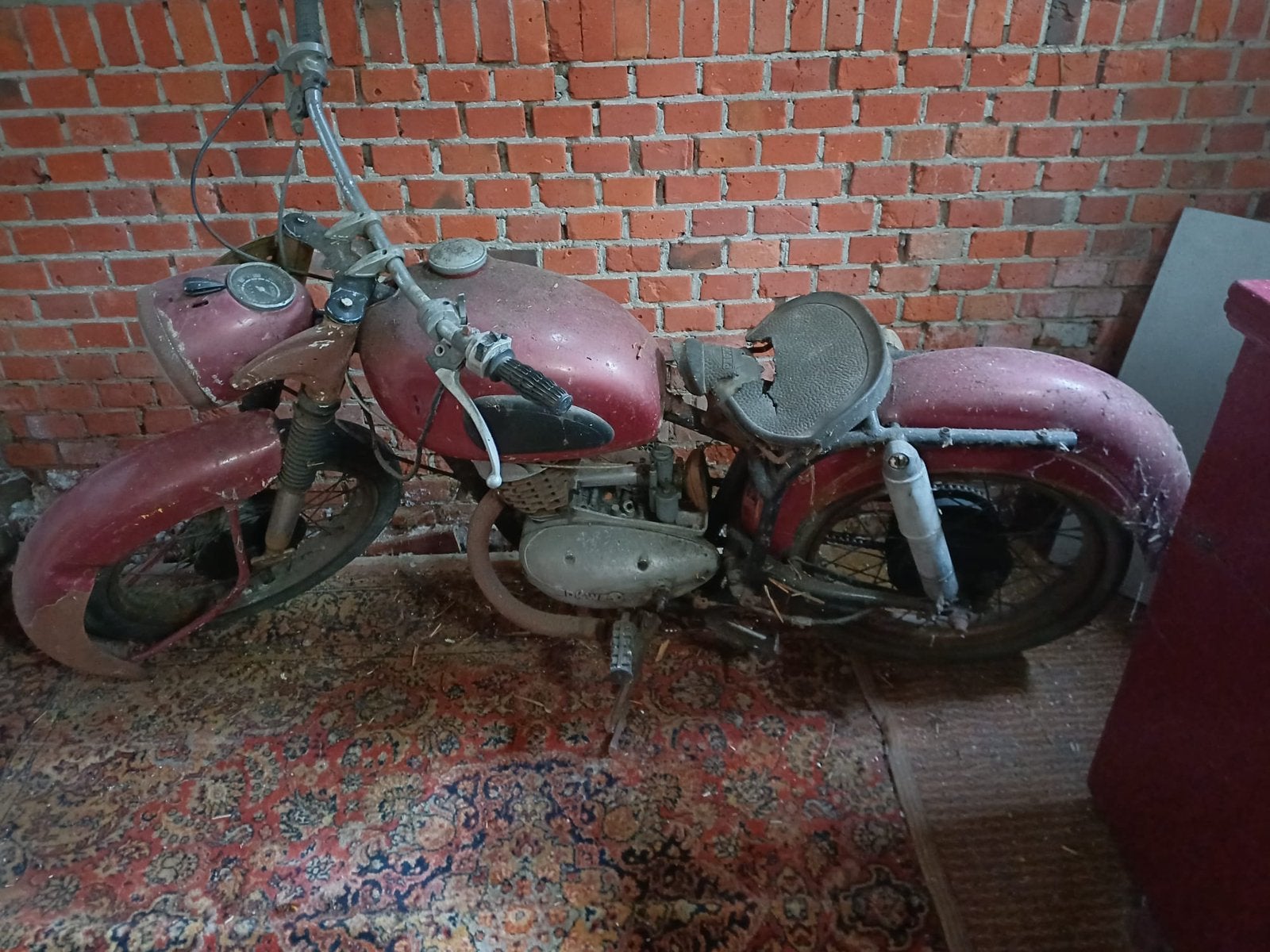DKW rt125, Ophalen, Gebruikt