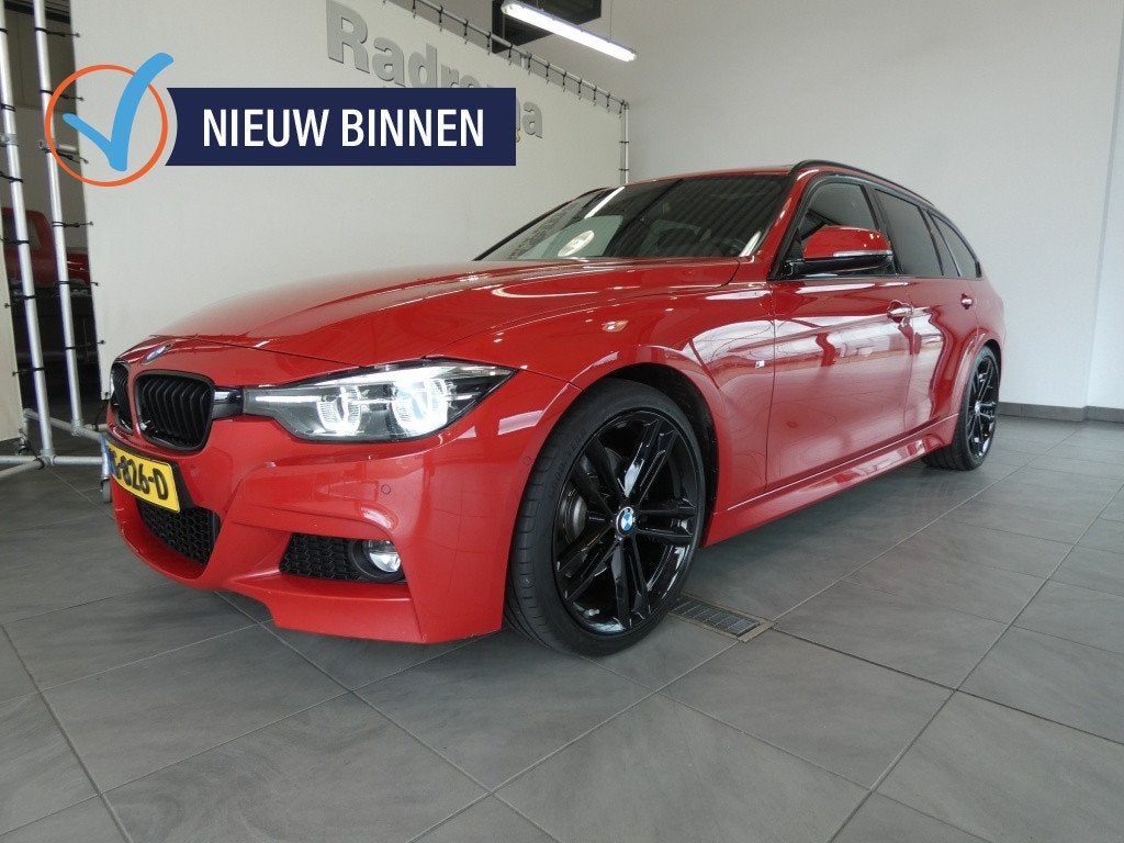 BMW 3 Serie Touring 330i MSport Edition Panodak, Navi Leder, Auto's, Automaat, Achterwielaandrijving, Euro 6, 4 cilinders