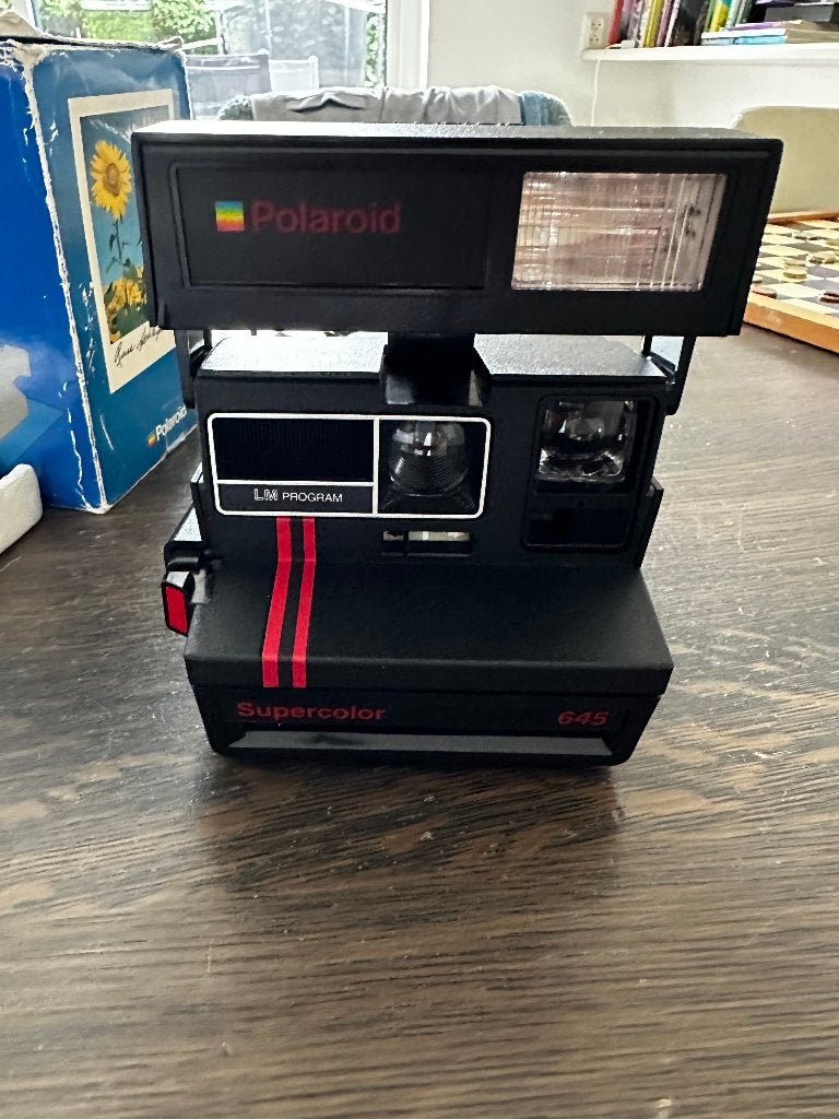 Polaroid Supercolor 645 Instant Camera - in prima conditie, Ophalen of Verzenden, Zo goed als nieuw, Polaroid, Polaroid