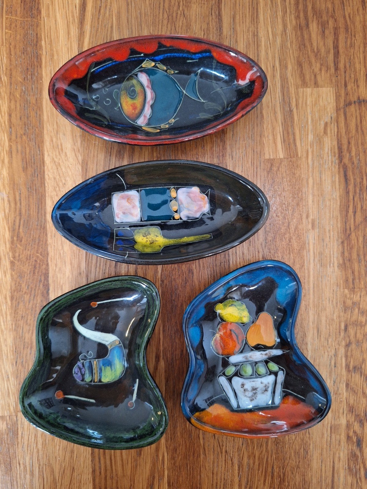 Set van 4 vintage Italiaanse Melior schaaltjes, Ophalen of Verzenden