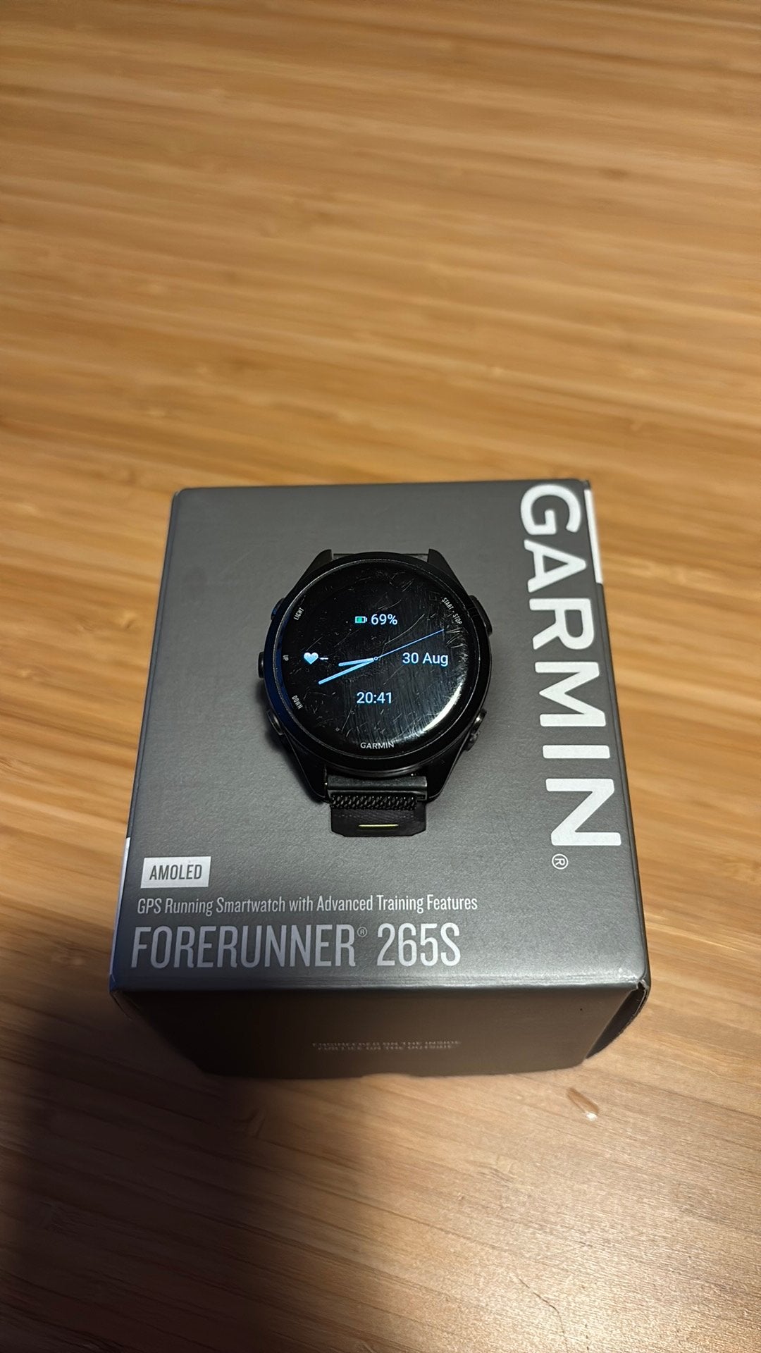 Garmin Forerunner 265S zwart (incl. 5 jaar garantie), Ophalen, Gebruikt, Zwart, IOS